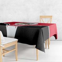 Iraq Tablecloth with Lamassu Mythical Creature and National Map Design - Wonder Print Shop