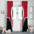 Iraq Window Curtain with Lamassu Mythical Creature and National Map Design - Wonder Print Shop