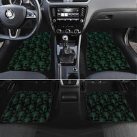 Iraq Car Mats with Palm Tree Landscape and Map Silhouette Design - Wonder Print Shop