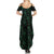 Iraq Summer Maxi Dress with Palm Tree Landscape and Map Silhouette Design - Wonder Print Shop
