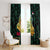 Iraq Window Curtain with Palm Tree Landscape and Map Silhouette Design - Wonder Print Shop