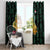 Iraq Window Curtain with Palm Tree Landscape and Map Silhouette Design - Wonder Print Shop