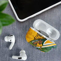 Personalized Australia Soccer Kangaroo Mascot AirPods Case Sydney Opera House - Hear the Champions Roar Football