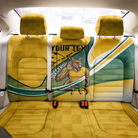 Personalized Australia Soccer Kangaroo Mascot Back Car Seat Cover Sydney Opera House - Hear the Champions Roar Football