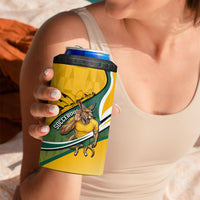 Personalized Australia Soccer Kangaroo Mascot 4 in 1 Can Cooler Tumbler Sydney Opera House - Hear the Champions Roar Football