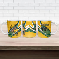 Personalized Australia Soccer Kangaroo Mascot Ceramic Mug Sydney Opera House - Hear the Champions Roar Football