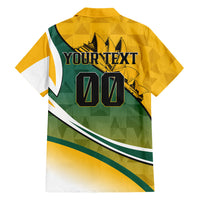 Personalized Australia Soccer Kangaroo Mascot Hawaiian Shirt Sydney Opera House - Hear the Champions Roar Football
