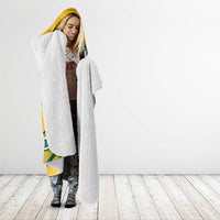 Personalized Australia Soccer Kangaroo Mascot Hooded Blanket Sydney Opera House - Hear the Champions Roar Football
