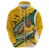 Personalized Australia Soccer Kangaroo Mascot Hoodie Sydney Opera House - Hear the Champions Roar Football