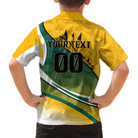Personalized Australia Soccer Kangaroo Mascot Kid Hawaiian Shirt Sydney Opera House - Hear the Champions Roar Football