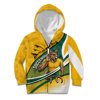 Personalized Australia Soccer Kangaroo Mascot Kid Hoodie Sydney Opera House - Hear the Champions Roar Football