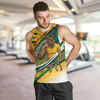 Personalized Australia Soccer Kangaroo Mascot Men Tank Top Sydney Opera House - Hear the Champions Roar Football
