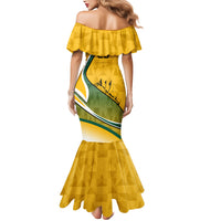 Personalized Australia Soccer Kangaroo Mascot Mermaid Dress Sydney Opera House - Hear the Champions Roar Football