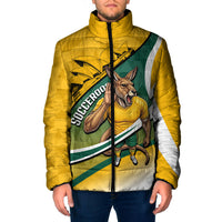 Personalized Australia Soccer Kangaroo Mascot Padded Jacket Sydney Opera House - Hear the Champions Roar Football