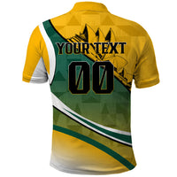Personalized Australia Soccer Kangaroo Mascot Polo Shirt Sydney Opera House - Hear the Champions Roar Football