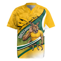 Personalized Australia Soccer Kangaroo Mascot Rugby Jersey Sydney Opera House - Hear the Champions Roar Football