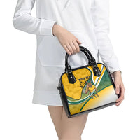 Personalized Australia Soccer Kangaroo Mascot Shoulder Handbag Sydney Opera House - Hear the Champions Roar Football