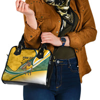 Personalized Australia Soccer Kangaroo Mascot Shoulder Handbag Sydney Opera House - Hear the Champions Roar Football
