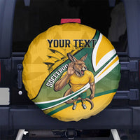 Personalized Australia Soccer Kangaroo Mascot Spare Tire Cover Sydney Opera House - Hear the Champions Roar Football