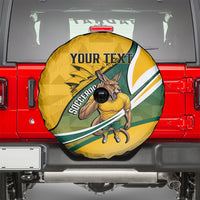Personalized Australia Soccer Kangaroo Mascot Spare Tire Cover Sydney Opera House - Hear the Champions Roar Football