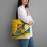 Personalized Australia Soccer Kangaroo Mascot Tote Bag Sydney Opera House - Hear the Champions Roar Football