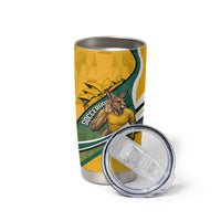 Personalized Australia Soccer Kangaroo Mascot Tumbler Cup Sydney Opera House - Hear the Champions Roar Football