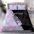 Bowling Strike Graphic Bedding Set Custom Flaming Ball and Pastel Gradient Swirl Pattern Design - Wonder Print Shop