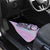 Bowling Strike Graphic Car Mats Custom Flaming Ball and Pastel Gradient Swirl Pattern Design - Wonder Print Shop
