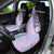 Bowling Strike Graphic Car Seat Cover Custom Flaming Ball and Pastel Gradient Swirl Pattern Design - Wonder Print Shop