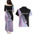 Bowling Strike Graphic Couples Matching Puletasi and Hawaiian Shirt Custom Flaming Ball and Pastel Gradient Swirl Pattern Design - Wonder Print Shop