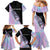 Bowling Strike Graphic Family Matching Mermaid Dress and Hawaiian Shirt Custom Flaming Ball and Pastel Gradient Swirl Pattern Design - Wonder Print Shop