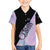 Bowling Strike Graphic Family Matching Short Sleeve Bodycon Dress and Hawaiian Shirt Custom Flaming Ball and Pastel Gradient Swirl Pattern Design - Wonder Print Shop