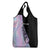 Bowling Strike Graphic Grocery Bag Custom Flaming Ball and Pastel Gradient Swirl Pattern Design - Wonder Print Shop