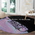 Bowling Strike Graphic Round Carpet Custom Flaming Ball and Pastel Gradient Swirl Pattern Design - Wonder Print Shop