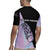 Bowling Strike Graphic Rugby Jersey Custom Flaming Ball and Pastel Gradient Swirl Pattern Design - Wonder Print Shop
