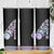 Bowling Strike Graphic Skinny Tumbler Custom Flaming Ball and Pastel Gradient Swirl Pattern Design - Wonder Print Shop