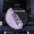 Bowling Strike Graphic Spare Tire Cover Custom Flaming Ball and Pastel Gradient Swirl Pattern Design - Wonder Print Shop