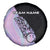 Bowling Strike Graphic Spare Tire Cover Custom Flaming Ball and Pastel Gradient Swirl Pattern Design - Wonder Print Shop