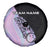 Bowling Strike Graphic Spare Tire Cover Custom Flaming Ball and Pastel Gradient Swirl Pattern Design - Wonder Print Shop