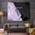 Bowling Strike Graphic Tapestry Custom Flaming Ball and Pastel Gradient Swirl Pattern Design - Wonder Print Shop