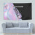 Bowling Strike Graphic Tapestry Custom Flaming Ball and Pastel Gradient Swirl Pattern Design - Wonder Print Shop