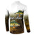 Walleye Fishing Yellow Scales Customize Name Button Sweatshirt Dark Gradient Water Background - Wonder Print Shop
