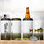 Walleye Fishing Yellow Scales Customize Name 4 in 1 Can Cooler Tumbler Dark Gradient Water Background - Wonder Print Shop