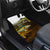 Walleye Fishing Yellow Scales Customize Name Car Mats Dark Gradient Water Background - Wonder Print Shop
