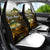 Walleye Fishing Yellow Scales Customize Name Car Seat Cover Dark Gradient Water Background - Wonder Print Shop