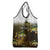 Walleye Fishing Yellow Scales Customize Name Grocery Bag Dark Gradient Water Background - Wonder Print Shop