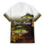 Walleye Fishing Yellow Scales Customize Name Hawaiian Shirt Dark Gradient Water Background - Wonder Print Shop