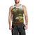 Walleye Fishing Yellow Scales Customize Name Men Tank Top Dark Gradient Water Background - Wonder Print Shop