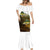 Walleye Fishing Yellow Scales Customize Name Mermaid Dress Dark Gradient Water Background - Wonder Print Shop