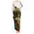 Walleye Fishing Yellow Scales Customize Name Tank Maxi Dress Dark Gradient Water Background - Wonder Print Shop